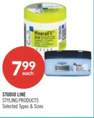 Shoppers Drug Mart STUDIO LINE STYLING PRODUCTS offer