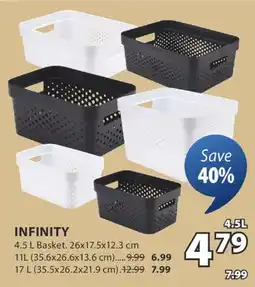 JYSK INFINITY Basket 4.5 L offer