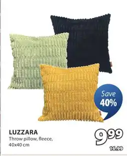 JYSK LUZZARA Throw pillow offer