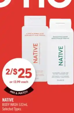 Shoppers Drug Mart NATIVE BODy WASH offer