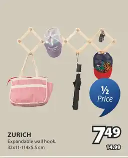 JYSK ZURICH Expandable wall hook offer