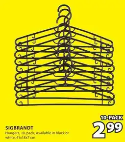 JYSK SIGBRANDT Hangers offer