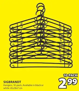 JYSK SIGBRANDT Hangers offer