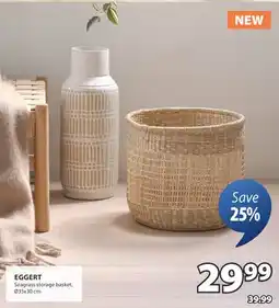 JYSK EGGERT Seagrass storage basket offer