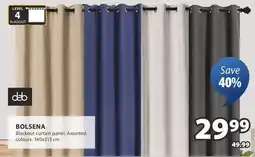 JYSK BOLSENA Blackout curtain panel offer