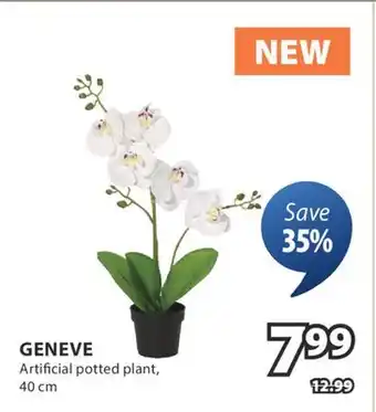 JYSK GENEVE Artificial potted plant offer