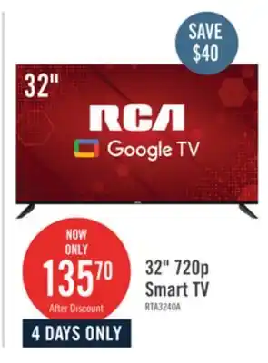 The Brick RCA 32 HDR Smart Google TV offer