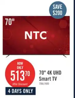 The Brick NTC 70 4K UHD webOS 60Hz Smart TV (70UL7400) offer