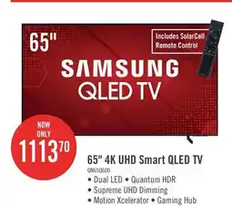 The Brick Samsung 65 QLED Edge-Lit 4K UHD Quantum HDR 60Hz Smart TV (QN65Q60DAFXZC) offer