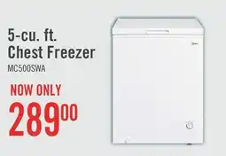 The Brick Midea 5 Cu. Ft. Chest Freezer MC500SWAR0RC1 offer