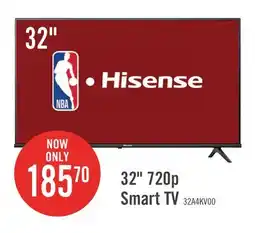 The Brick HISENSE 32 720p HD Full Array LCD 60Hz VIDAA TV (32A4KV) offer