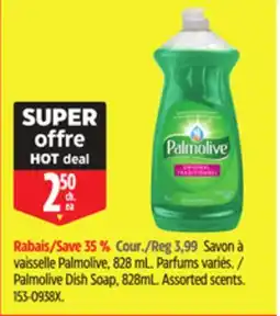 Canadian Tire Savon à vaisselle Palmolive, 828 mL offer