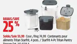 Canadian Tire Contenants pour aliments Tritan Starfrit, 4 pces offer