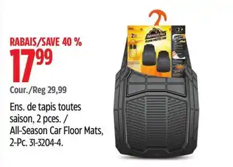 Canadian Tire Ens. de tapis toutes saison, 2 pces Armor All offer