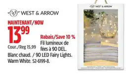 Canadian Tire Fil lumineux de fées à 90 DEL West & Arrow offer