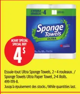 Canadian Tire Essuie-tout Ultra Sponge Towels, 2 = 4 rouleaux offer