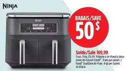 Canadian Tire Friteuse à air chaud à deux zones de cuisson Foodi Ninja offer