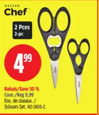 Canadian Tire Ens. de ciseaux Master Chef offer