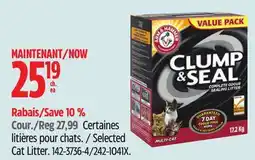 Canadian Tire Certaines Litières pour chats Arm & Hammer offer