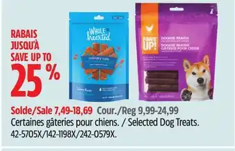 Canadian Tire Certaines gâteries pour chiens Dentastix offer