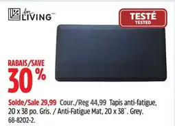 Canadian Tire Tapis anti-fatigue, 20 x 38 po Gris. FOR LIVING offer