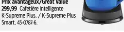 Canadian Tire Cafetière intelligente K-Supreme Plus Keurig offer