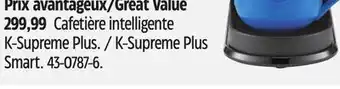 Canadian Tire Cafetière intelligente K-Supreme Plus Keurig offer