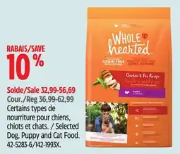 Canadian Tire Certains types de nourriture pour chiens, chiots et chats Whiskas offer