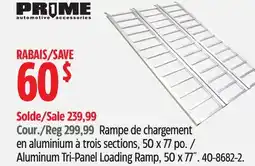 Canadian Tire Rampe de chargement en aluminium à trois sections, 50 x 77 po PRIME1 offer