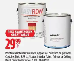 Canadian Tire Peinture d'intérieur au latex, apprêt ou peinture de plafond offer