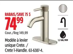 Canadian Tire Modèle à levier unique Crete DANZE offer