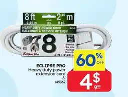 Rossy ECLIPSE PRO Heavy duty power extension cord offer