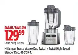 Canadian Tire Mélangeur haute vitesse Duo Twisti Ninja offer