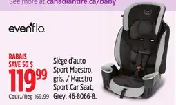 Canadian Tire Siège d'auto Sport Maestro, gris Evenflo offer