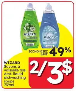 Rossy WIZARD dishwashing soaps offer