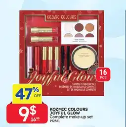 Rossy KOZMIC COLOURS JOYFUL GLOW Complete make-up set offer