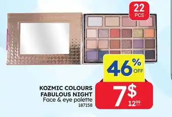 Rossy KOZMIC COLOURS FABULOUS NIGHT Face & eye palette offer