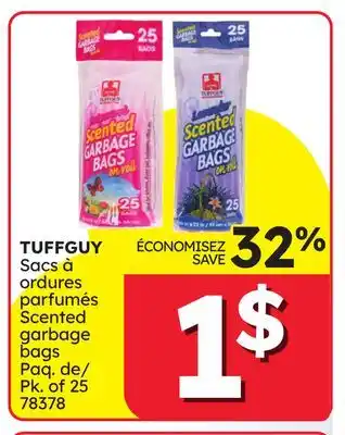 Rossy TUFFGUY Scented garbage bags offer