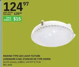 BMR MARINE-TYPE LED LIGHT FIXTURE offer