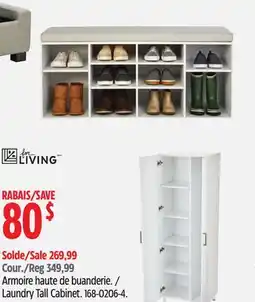 Canadian Tire Armoire haute de buanderie for LIVING offer