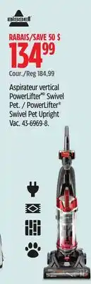 Canadian Tire Aspirateur vertical PowerLifter Swivel Pet Bissell offer