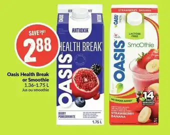 FreshCo Oasis Health Break or Smoothie offer