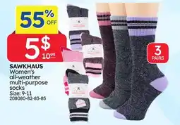 Rossy SAWKHAUS Women's all-weather multi-purpose socks offer