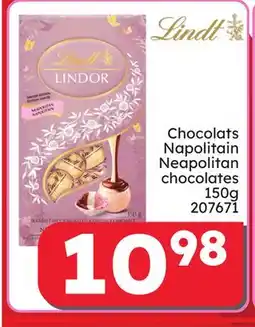 Rossy Lindt Chocolats Napolitain offer