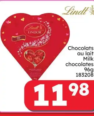 Rossy Lindt Milk chocolates offer