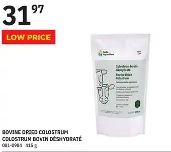 BMR BOVINE DRIED COLOSTRUM offer