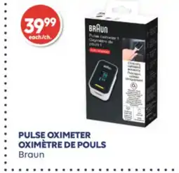 Wellwise by Shoppers OXIMÈTRE DE POULS Braun offer