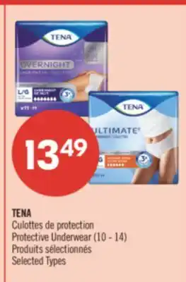 Pharmaprix TENA Protective Underwear (10 - 14) offer