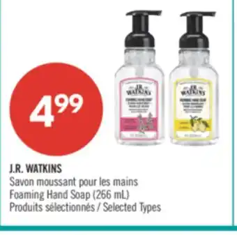 Pharmaprix J.R. WATKINS Foaming Hand Soap offer