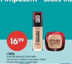 Pharmaprix L'ORÉAL GLOW TINT, INFALLIBLE FRESH WEAR Foundation or Powder offer